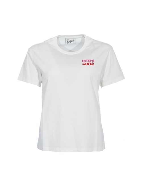 T-shirt Emilie Fatemi Santa in cotone Mc2 Saint Barth | EMI000203791I